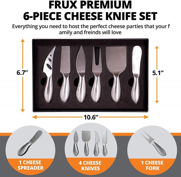Stainless Steel Cheese Knife Set 4